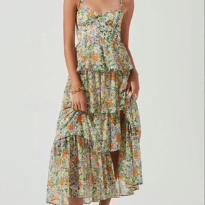 ASTR the Label Midsummer Floral Tiered Maxi Dress